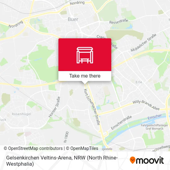 Gelsenkirchen Veltins-Arena map