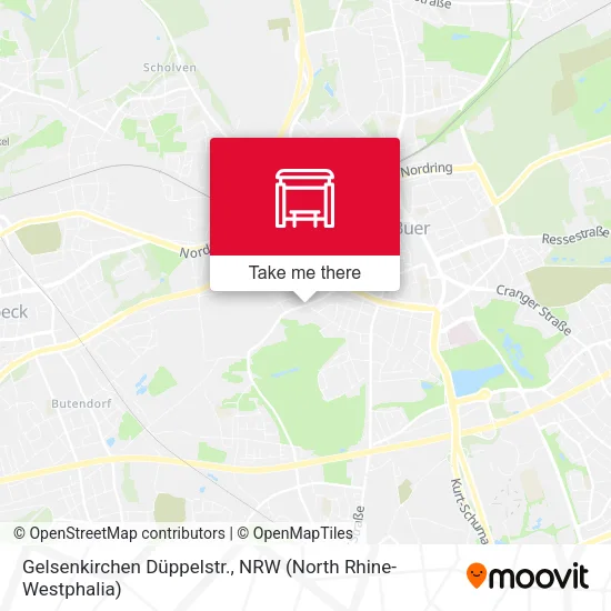 Карта Gelsenkirchen Düppelstr.