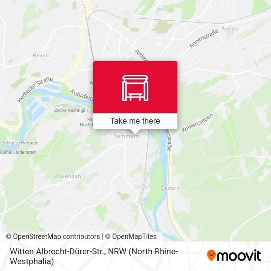 Карта Witten Albrecht-Dürer-Str.
