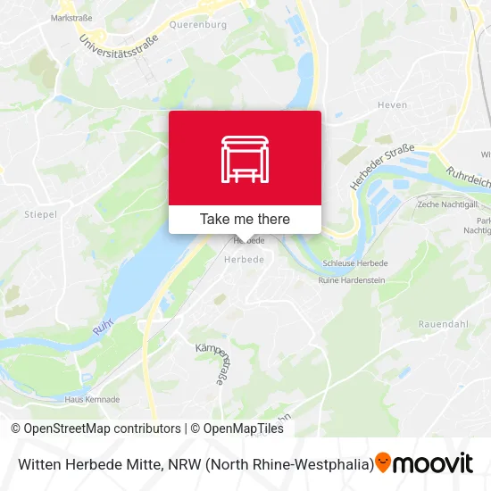 Карта Witten Herbede Mitte
