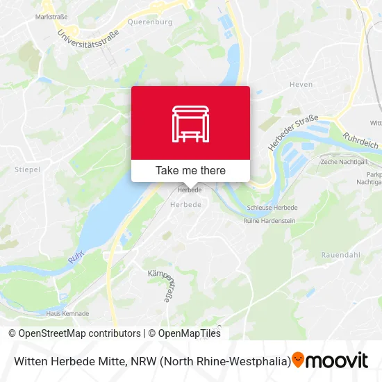 Карта Witten Herbede Mitte