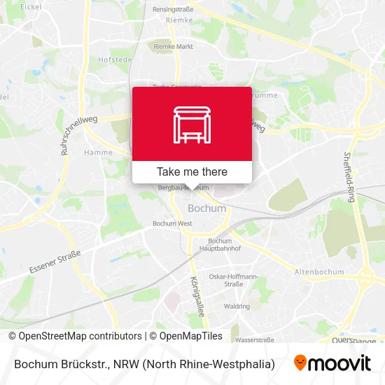 Карта Bochum Brückstr.
