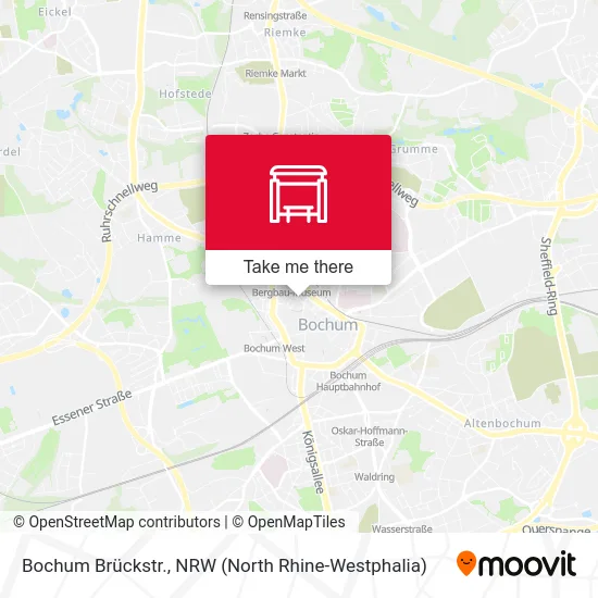 Карта Bochum Brückstr.