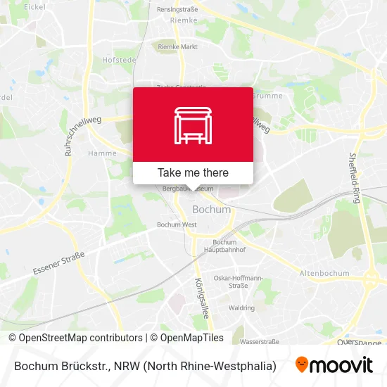 Карта Bochum Brückstr.
