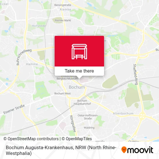 Bochum Augusta-Krankenhaus map
