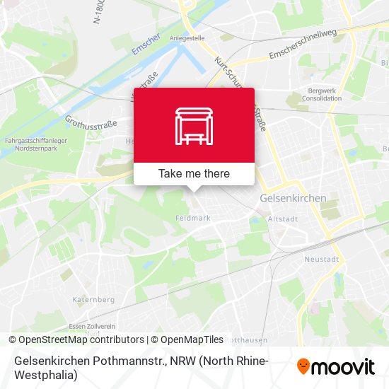 Gelsenkirchen Pothmannstr. map