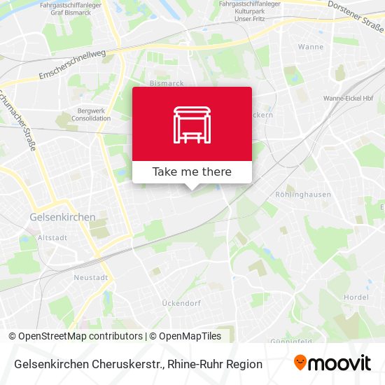 Gelsenkirchen Cheruskerstr. map