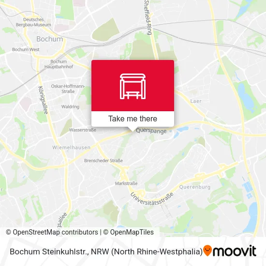 Карта Bochum Steinkuhlstr.