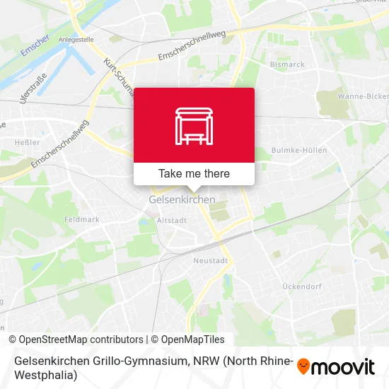 Gelsenkirchen Grillo-Gymnasium map