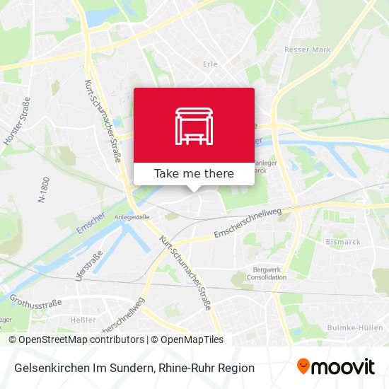 Gelsenkirchen Im Sundern map