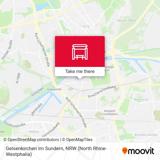 Карта Gelsenkirchen Im Sundern