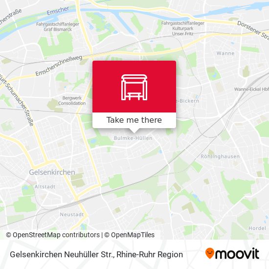 Gelsenkirchen Neuhüller Str. map