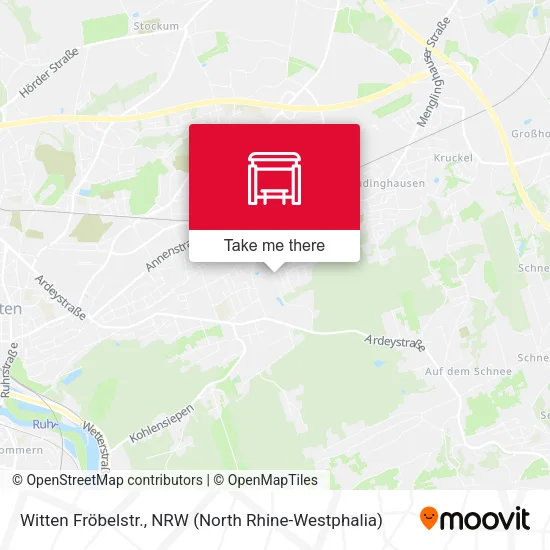 Карта Witten Fröbelstr.
