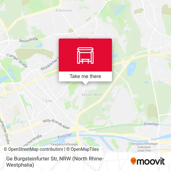 Карта Ge Burgsteinfurter Str