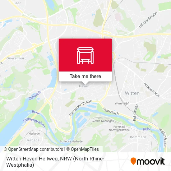 Карта Witten Heven Hellweg