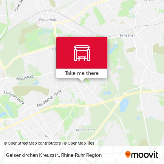 Gelsenkirchen Kreuzstr. map