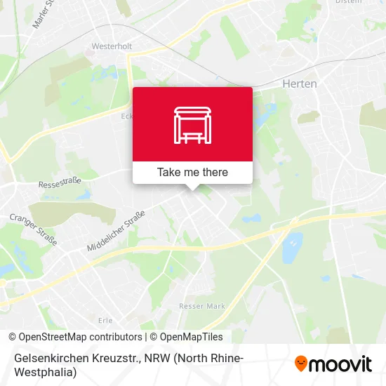 Gelsenkirchen Kreuzstr. map