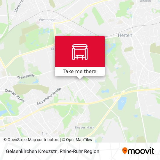 Gelsenkirchen Kreuzstr. map