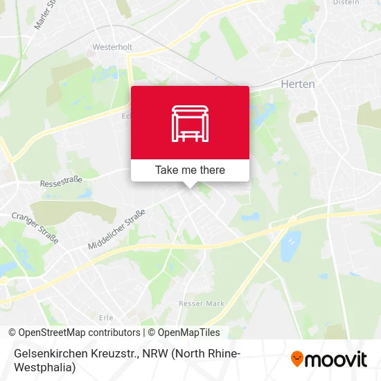 Gelsenkirchen Kreuzstr. map