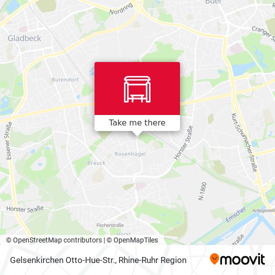 Gelsenkirchen Otto-Hue-Str. map