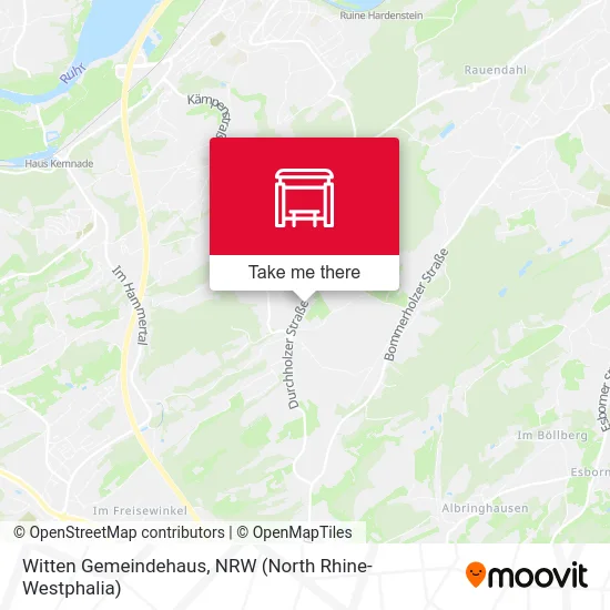 Witten Gemeindehaus map