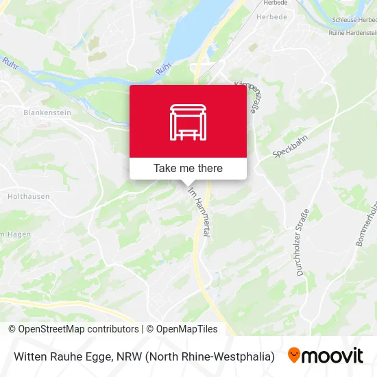 Witten Rauhe Egge map