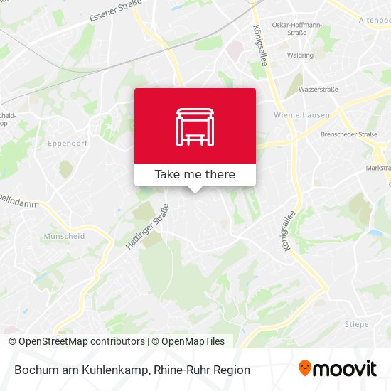 Bochum am Kuhlenkamp map