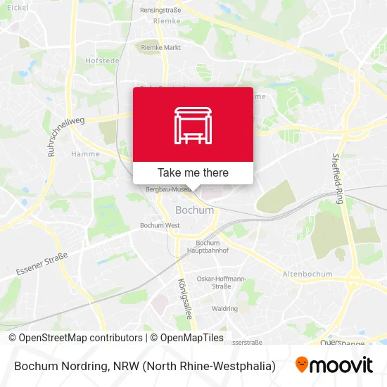 Карта Bochum Nordring