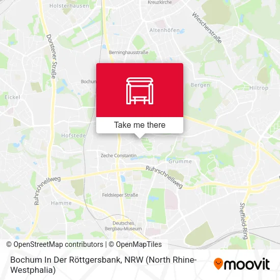 Карта Bochum In Der Röttgersbank