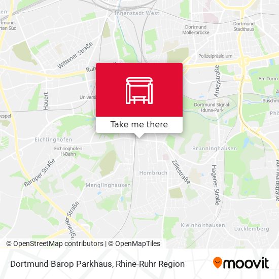 Dortmund Barop Parkhaus map