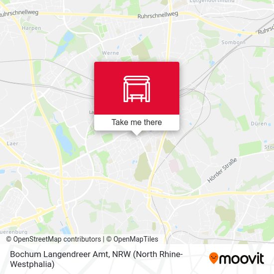 Bochum Langendreer Amt map