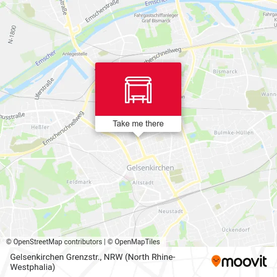 Gelsenkirchen Grenzstr. map