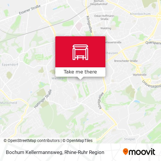 Bochum Kellermannsweg map