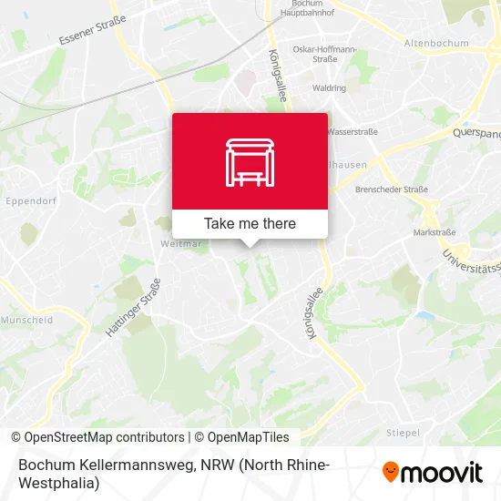 Bochum Kellermannsweg map