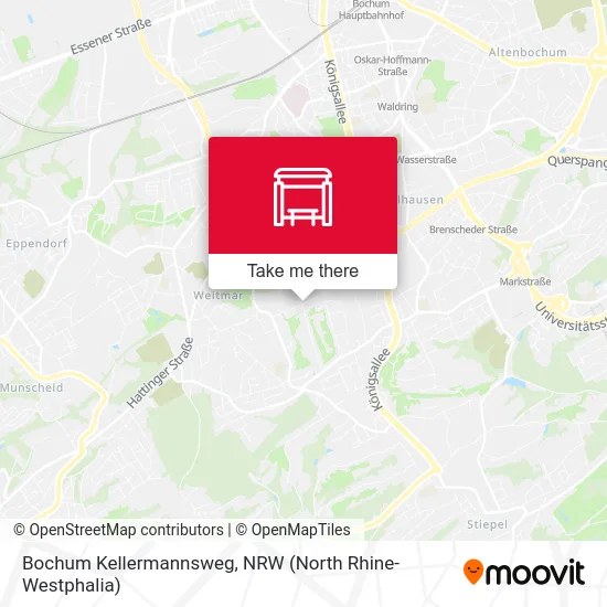 Bochum Kellermannsweg map