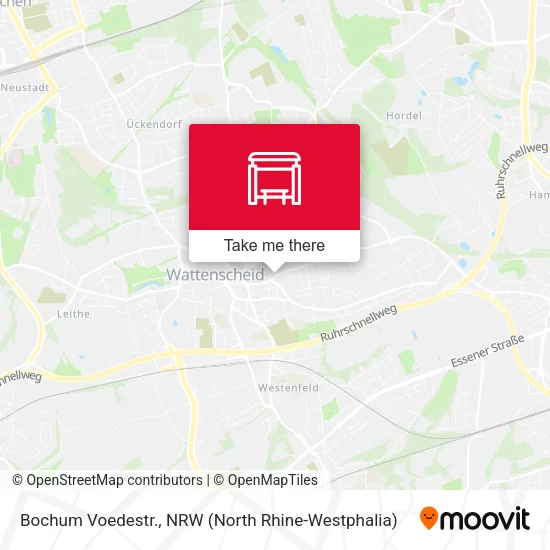 Карта Bochum Voedestr.