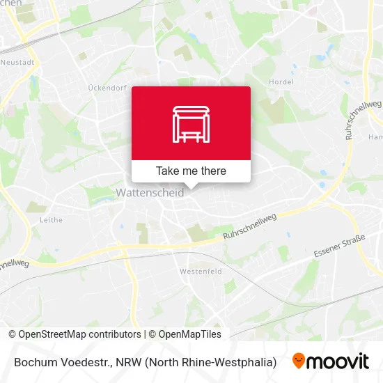 Карта Bochum Voedestr.
