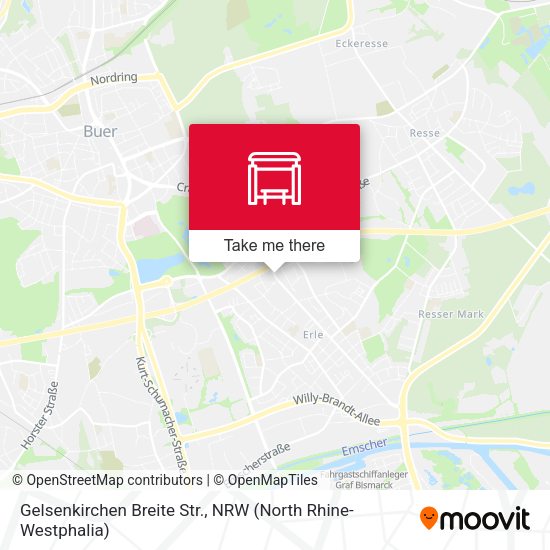 Карта Gelsenkirchen Breite Str.