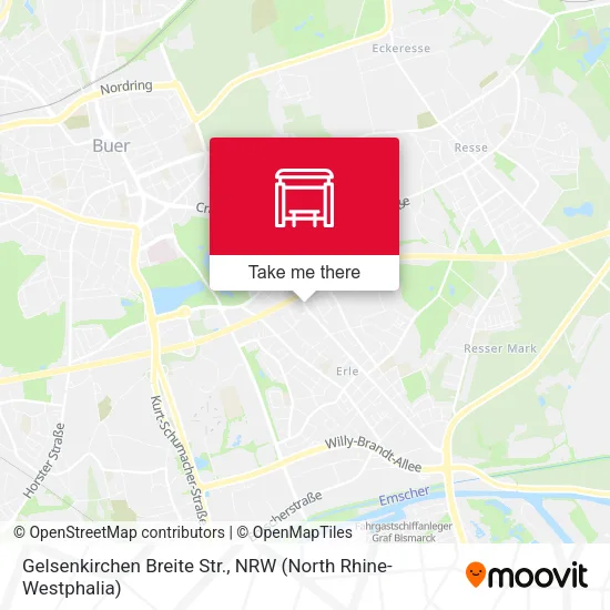 Карта Gelsenkirchen Breite Str.