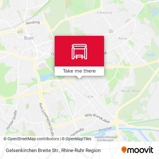 Gelsenkirchen Breite Str. map