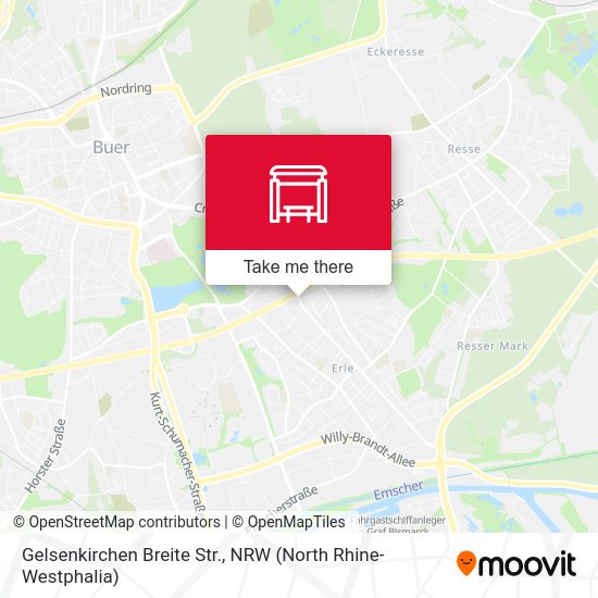Gelsenkirchen Breite Str. map