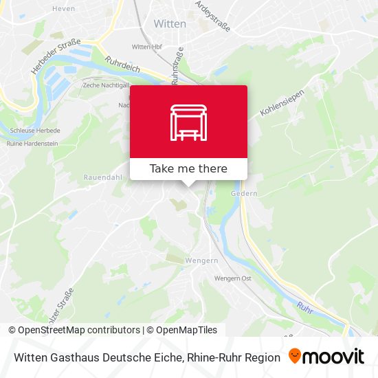 Witten Gasthaus Deutsche Eiche map