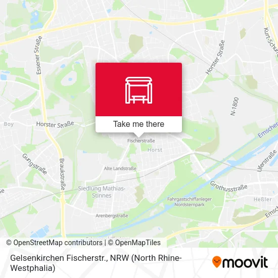 Карта Gelsenkirchen Fischerstr.
