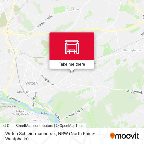 Карта Witten Schleiermacherstr.