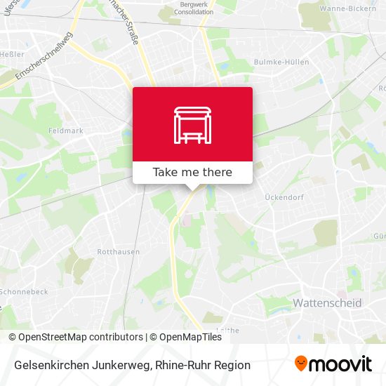 Gelsenkirchen Junkerweg map