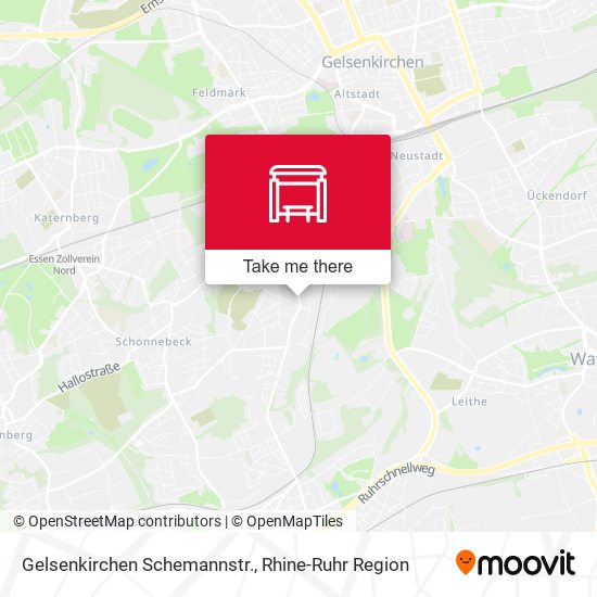 Карта Gelsenkirchen Schemannstr.