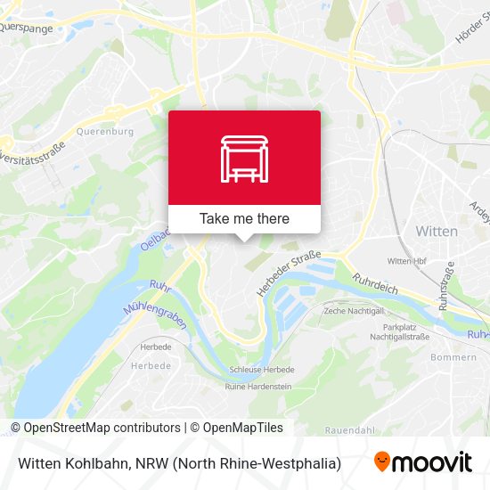 Карта Witten Kohlbahn