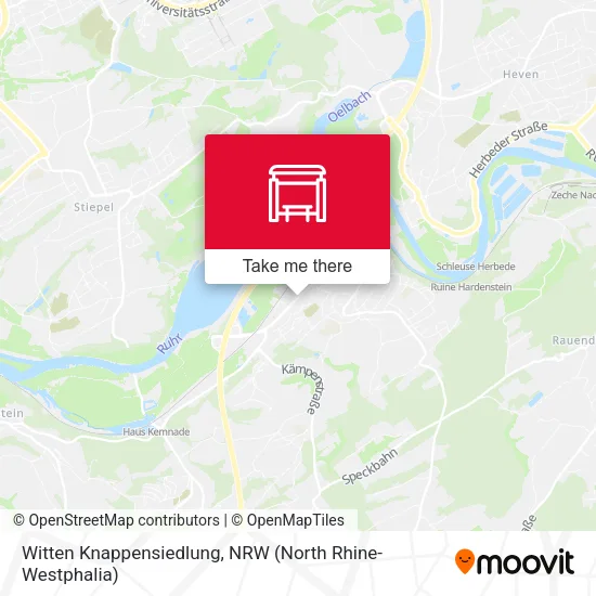 Карта Witten Knappensiedlung