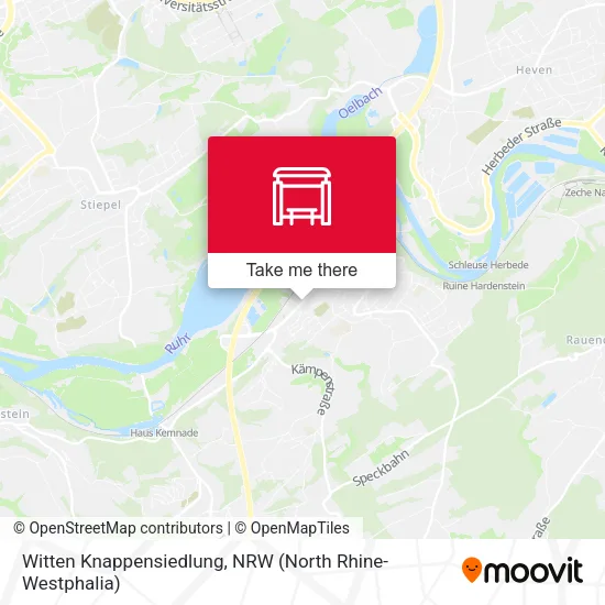 Карта Witten Knappensiedlung