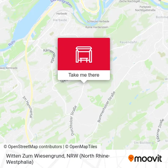 Карта Witten Zum Wiesengrund